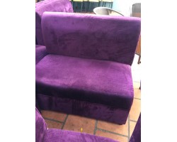 THANH LÝ SOFA NHUNG KHUNG GỖ