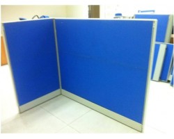 THANH LÝ VÁCH NGĂN VĂN PHÒNG VẢI NỈ KHUNG NHÔM