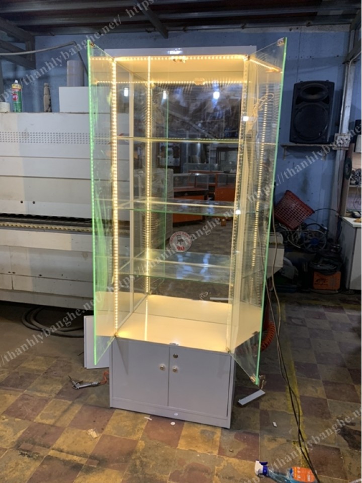 THANH LÝ TỦ TRƯNG BÀY NƯỚC HOA MINI 60 X 1M8