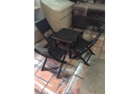 Thanh lý bộ ghế cafe gỗ tự nhiên