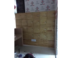 Thanh lý tủ locker gỗ ghép 24 hộc, tủ locker 24 hộc