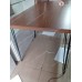 Thanh lý bàn văn phòng 1M6 chân sắt cũ