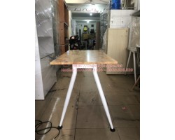 Thanh lý bàn văn phòng chân côn mặt gỗ ghép cũ