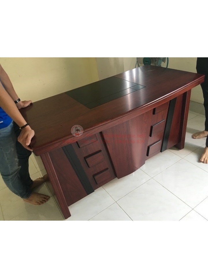 Bàn giám đốc 1m4 không hộc cũ giá rẻ