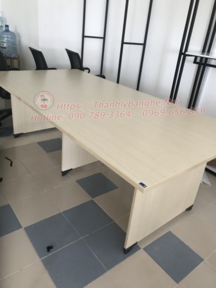 Bàn họp văn phòng 1m2x2m4 cũ thanh lý