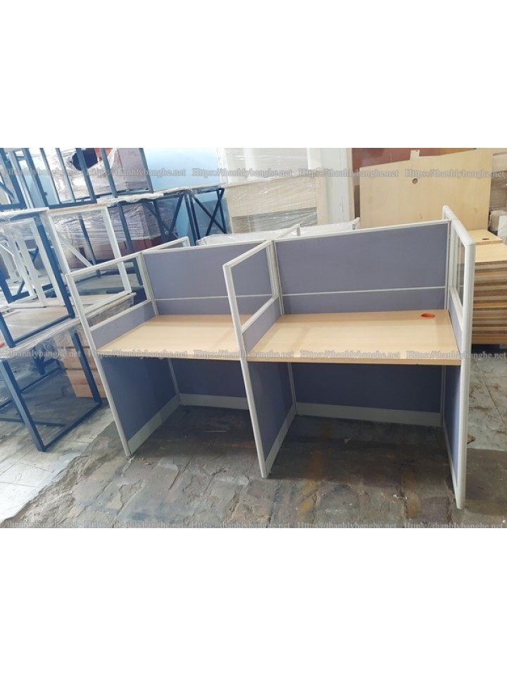 Bàn cụm 4 người văn phòng thanh lý MS979