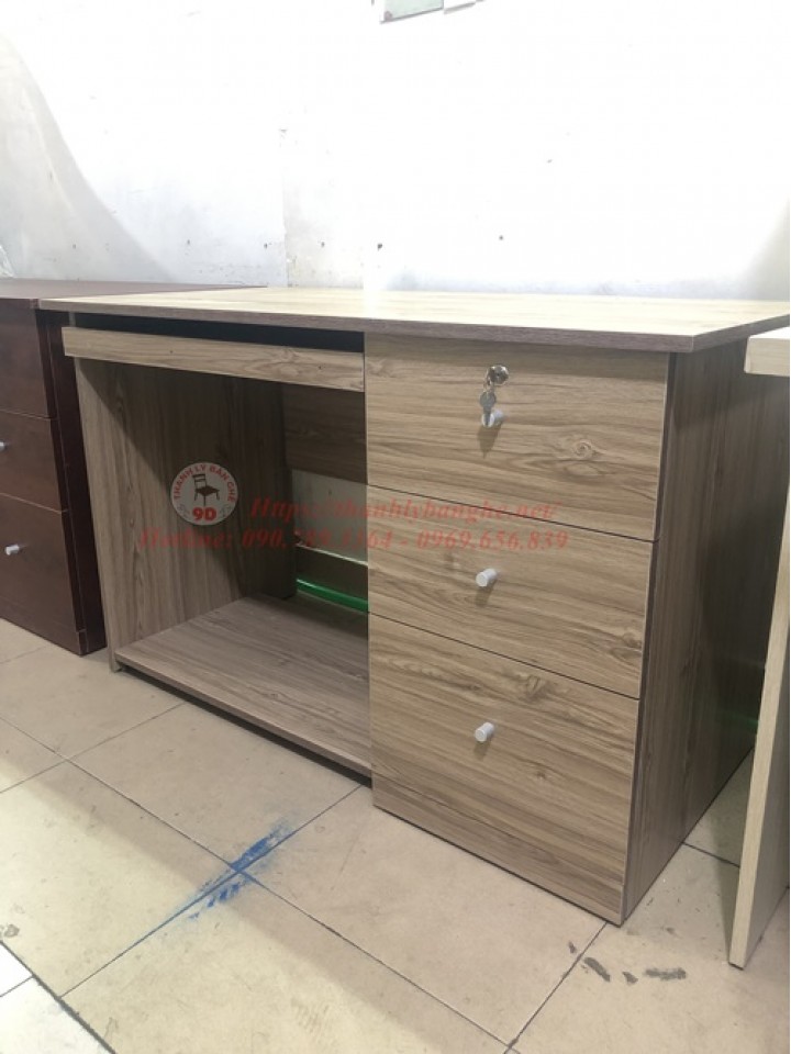 Thanh lý bàn làm việc nhân viên 3 hộc tủ 1 lưỡi kéo