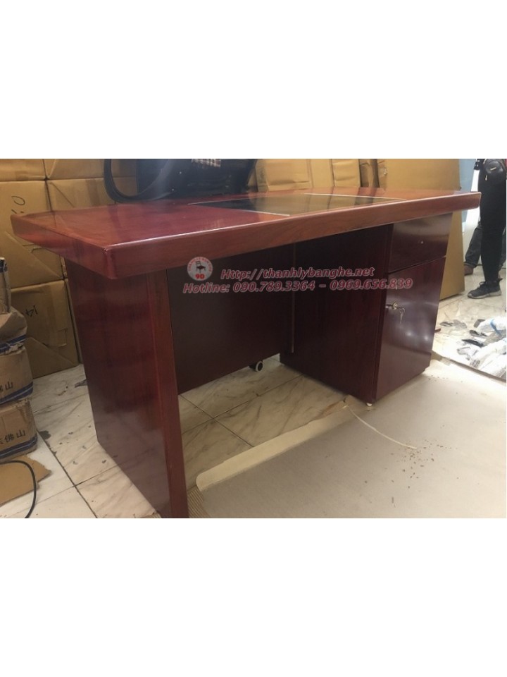 Thanh lý bàn giám đốc 1m4 có hộc cũ giá rẻ