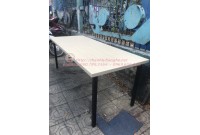 Thanh lý bàn họp chân sắt 80x2m cũ giá rẻ