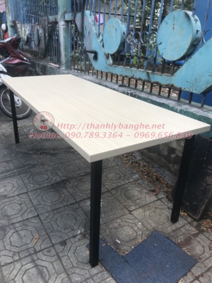 Thanh lý bàn họp chân sắt 80x2m cũ giá rẻ