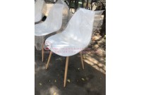 Thanh lý ghế chân sắt sơn tĩnh điện giả gỗ cũ