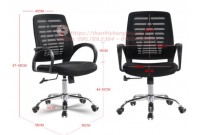 Thanh lý ghế xoay lưng lưới văn phòng MS820