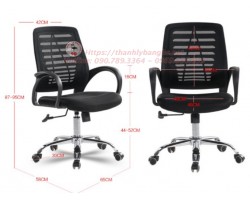 Thanh lý ghế xoay lưng lưới văn phòng MS820