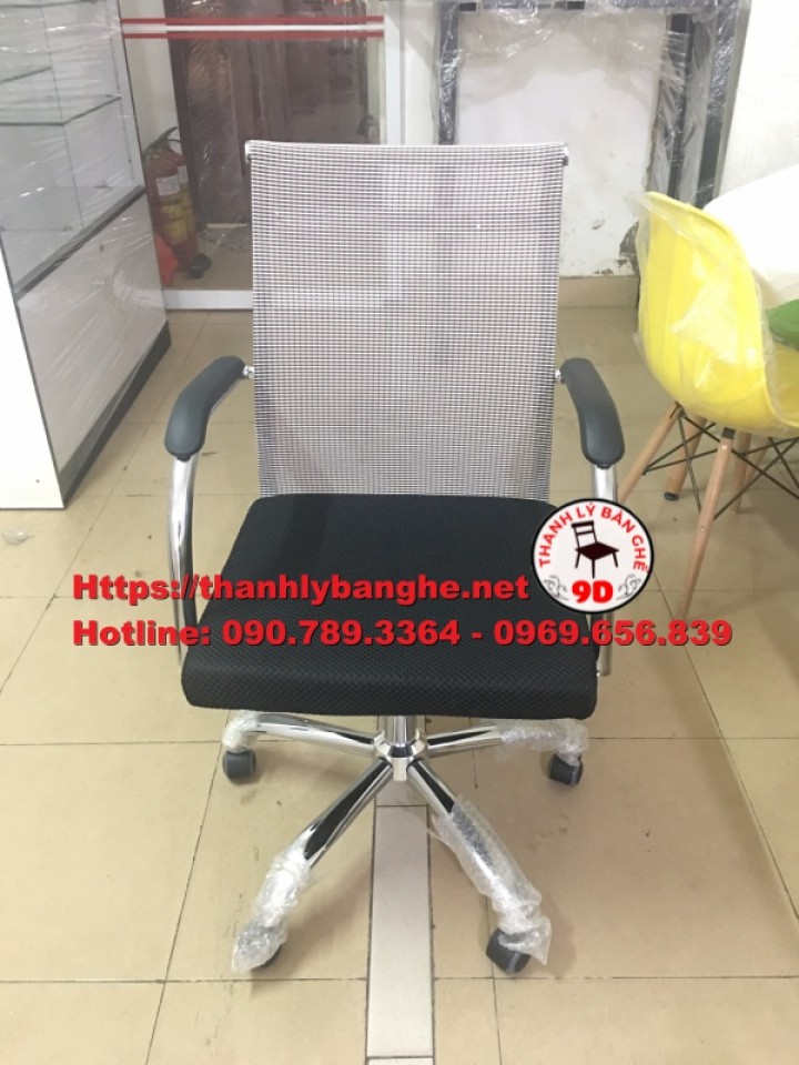 Thanh lý 20 ghế xoay lưới lưng trung cũ giá rẻ