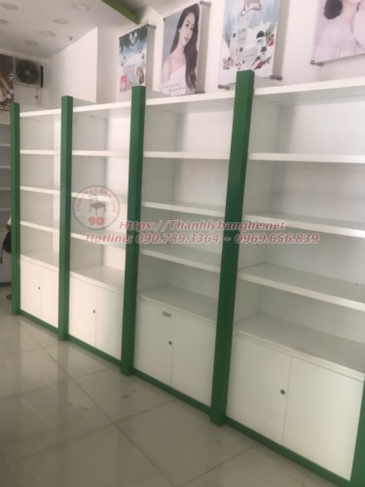 Thanh lý kệ trưng bày sản phẩm cũ giá rẻ