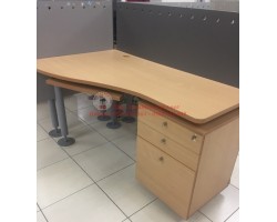 THANH LÝ BÀN LÀM VIỆC VĂN PHÒNG CÓ HỘC 1M4 MS 623