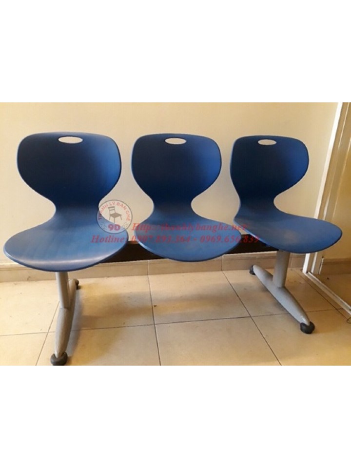 THANH LÝ GHẾ BĂNG CHỜ CHÂN SẮT 3 NGƯỜI 599