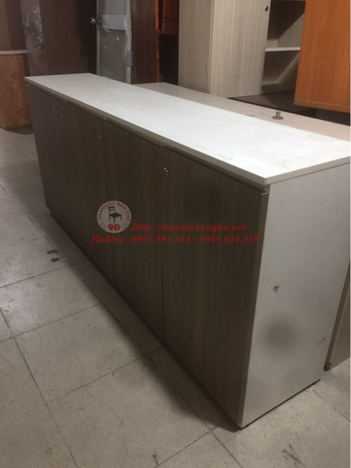 Thanh lý 50 tủ hồ sơ nằm cũ 4 cánh