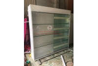 Thanh lý tủ kệ kính treo tường cũ 1m2x1m2