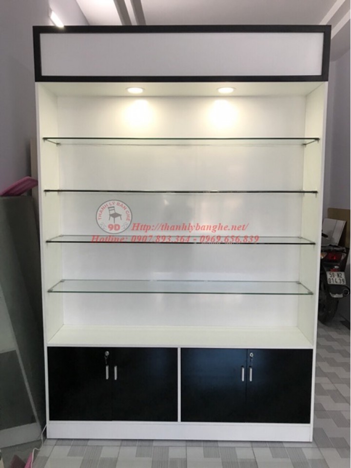 Thanh lý tủ kiếng tầng cường lực 2m4
