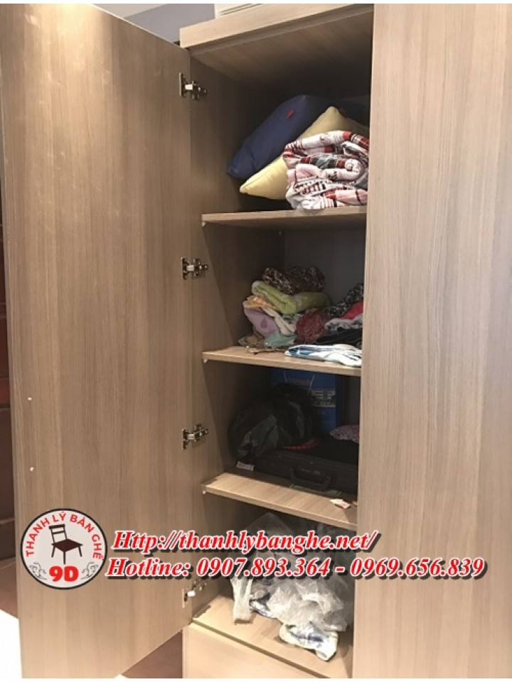 Thanh lý 4 tủ quần áo cũ 3 cánh giá rẻ MS 626