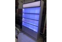 Thanh lý tủ kính trưng bày đầu mica cũ MS818