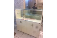 Thanh lý tủ kệ kiếng trưng bày cũ 1m2