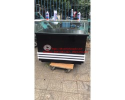 Thanh lý tủ kiếng trưng bày 2 hộc cũ giá rẻ