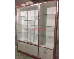 Thanh lý tủ kính trưng bày nhiều ngăn kính tầng