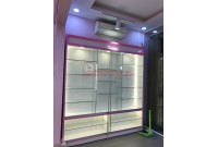 Thanh lý 50 tủ kiếng trưng bày cũ bằng kiếng tầng