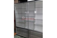 Thanh lý tủ kiếng trưng bày nhiều tầng và kích thước