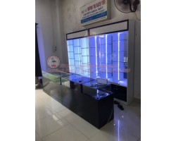 Thanh lý tủ trưng bày mỹ phẩm ốp lưng tráng thuỷ