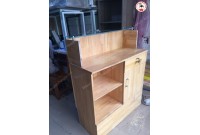 Thanh lý quầy lễ tân pha chế gỗ cao su giá rẻ